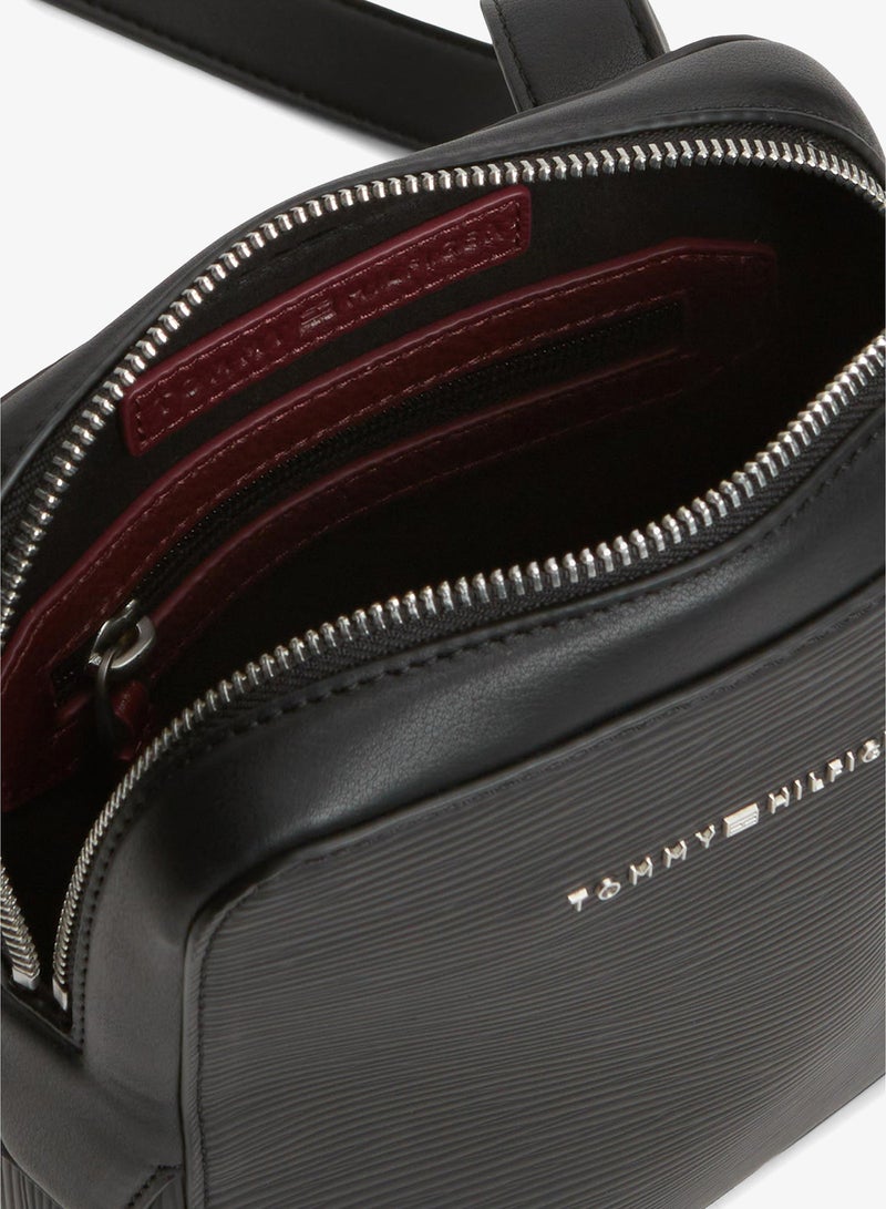TOMMY HILFIGER TH Business Textured Crossbody Reporter Bag - Image 5