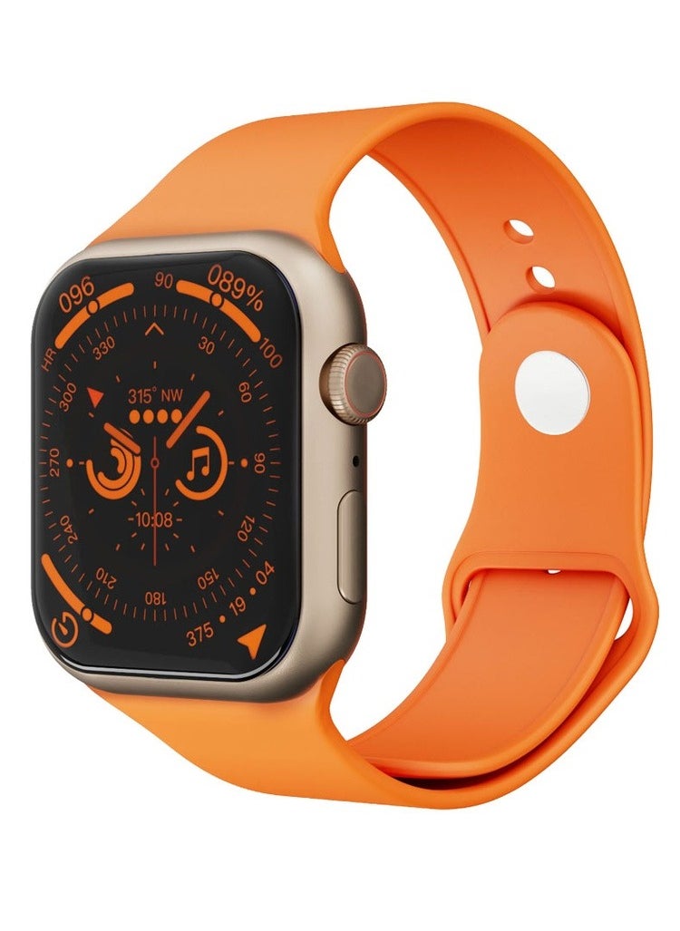 porodo - Smartwatch 8 Magnifico with Sport Band (Titanium) - Image 1