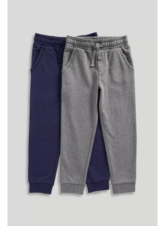 مذركير طقم بنطلون رياضي كحلي وفحمي - قطعتين - Image 1