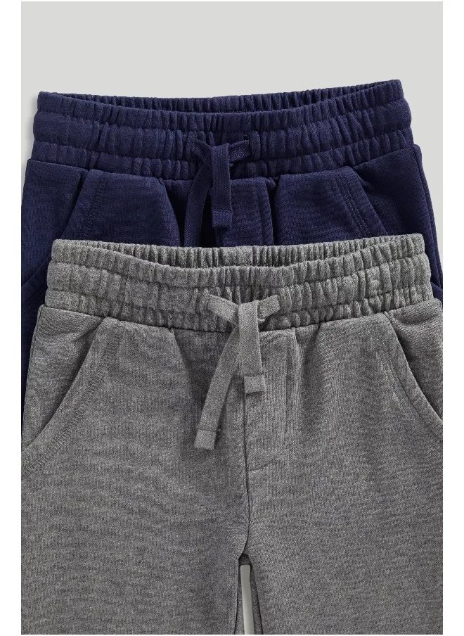 mothercare Navy and Charcoal Joggers - 2 Pack