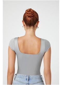 FOREVER 21 Fitted Tee Bodysuit  - Image 3