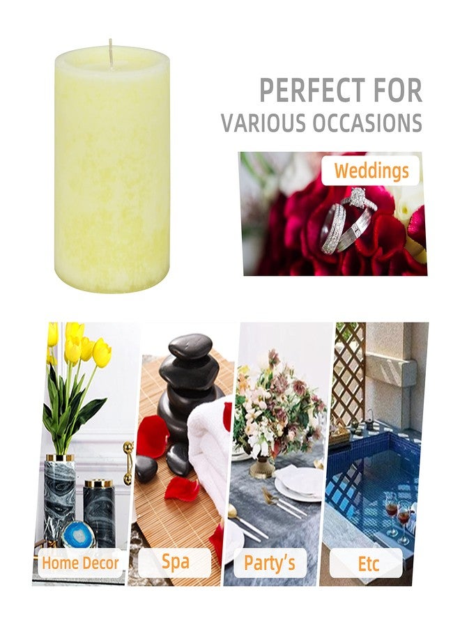 Jeco 3" x 4" Ivory Vanilla Scented Pillar Candle - Image 5