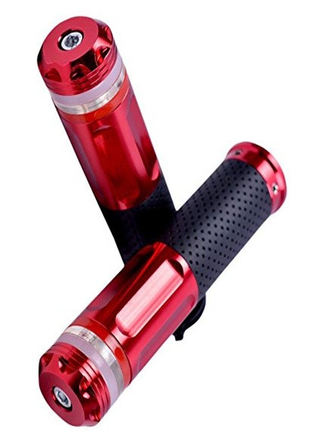 Spedy Bike Hand Grip With End Bar Led Duble Color Light for all bikes - Image 4