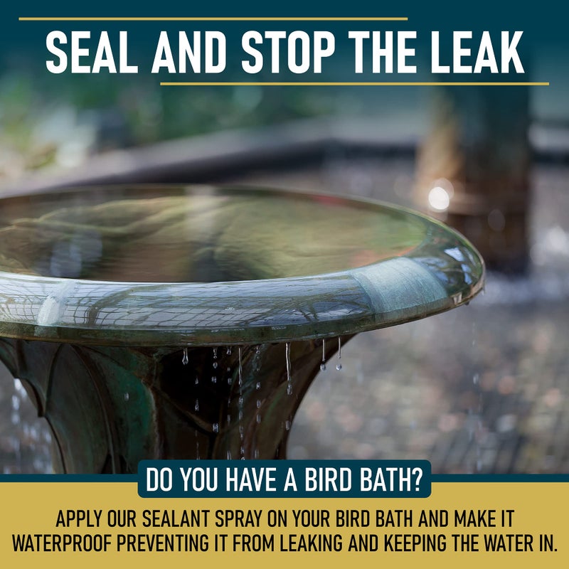 NOON's UP Super Mica-Seal Waterproof Spray | Greatly Penetrating Concrete Sealer Outdoor Waterproof Sealant | Bird Bath Sealant & Outdoor Cement Sealer | Concrete Sealer Spray (16.90 Fl Oz.) - Image 4