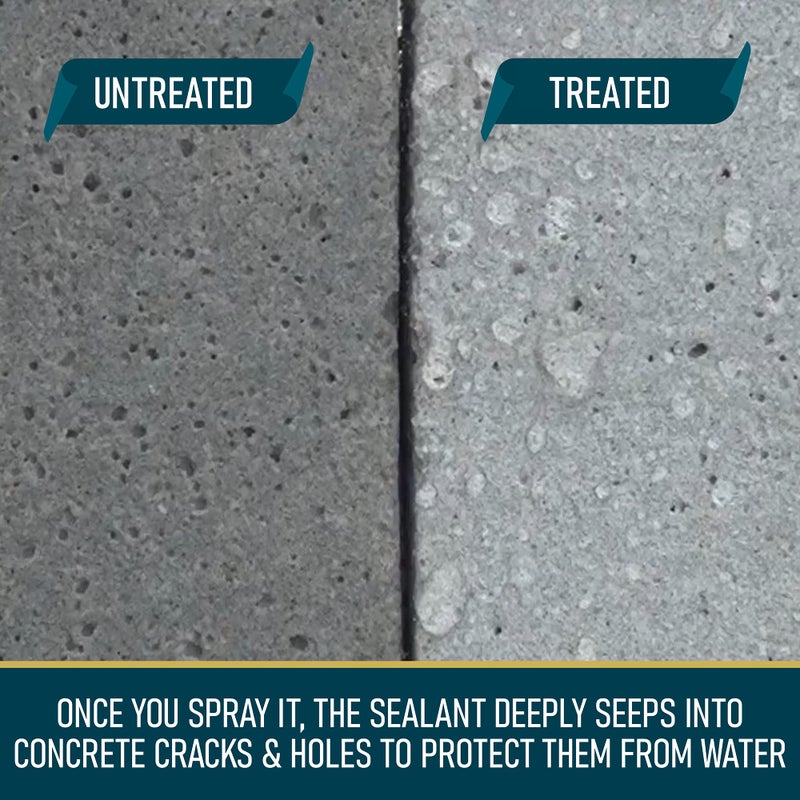 NOON's UP Super Mica-Seal Waterproof Spray | Greatly Penetrating Concrete Sealer Outdoor Waterproof Sealant | Bird Bath Sealant & Outdoor Cement Sealer | Concrete Sealer Spray (16.90 Fl Oz.) - Image 5