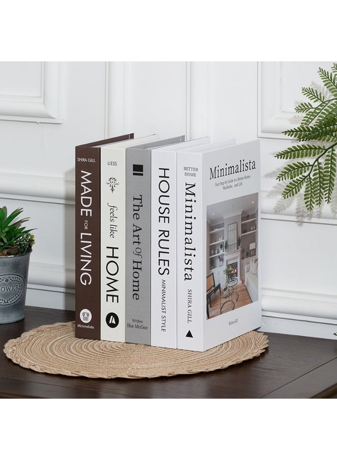 GuRiver 3-Piece Decorative Fake Books for Coffee Table, Living Room & Bedroom - Image 2