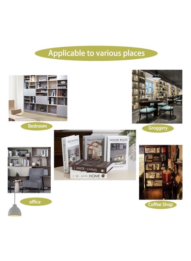 GuRiver 3-Piece Decorative Fake Books for Coffee Table, Living Room & Bedroom - Image 5