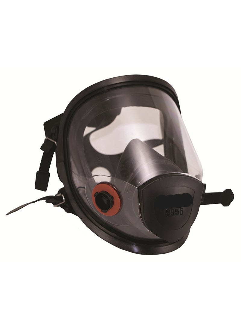 9955 Silicon Full Face Respirator, (MEDIUM)