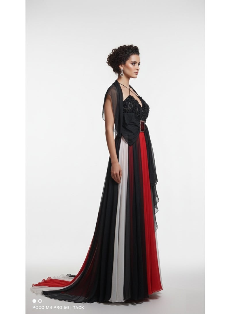 رد كاربت فستان سهرة فاخر بتصميم أنيق وعصري - Image 3