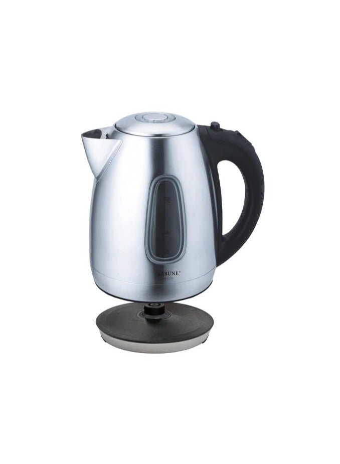 REBUNE RE-1-025 Electric Kettle Stainless Steel Fast for Tea and Coffee, 1.7 Litre, 2200W Silver - Image 4