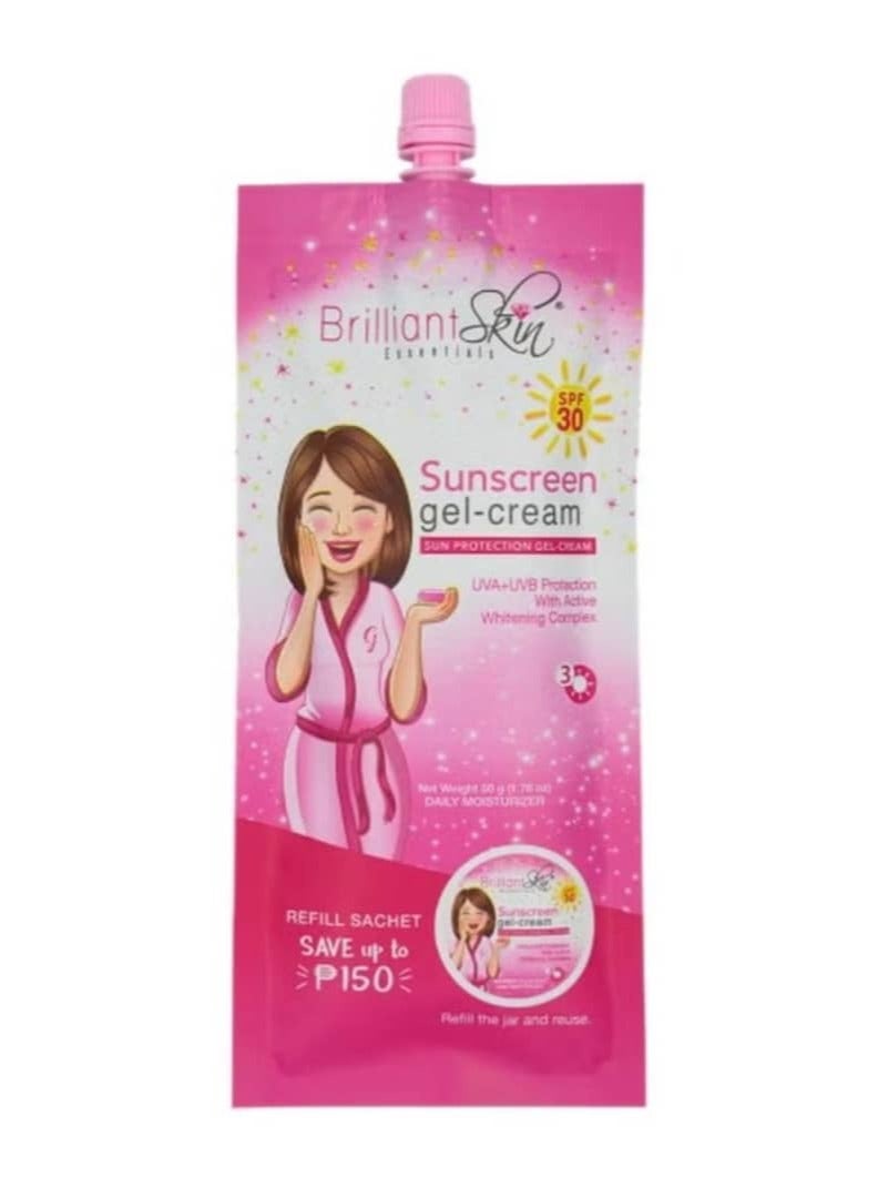 واقي شمس على شكل كريم جل بعامل حماية SPF 30 بحجم 50 جم