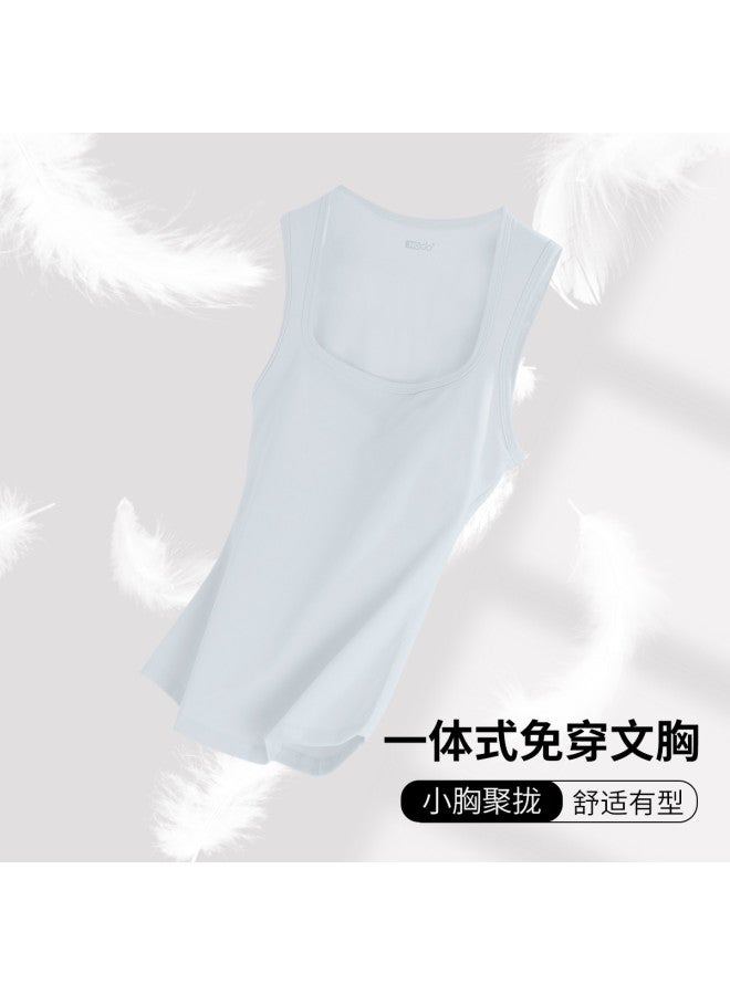 Red Bean Women'S Camisole With Built-In Bra Pads, Wearable As Outerwear, Slimming And Figure-Flattering Inner Top - Image 3
