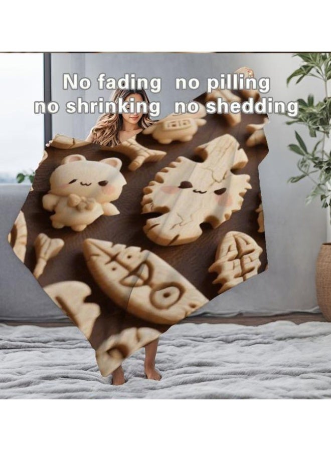 general Baby and children's cartoon flannel thin blanket (warm and comfortable, suitable for sleep, game use) 70cm*100cm - Image 5