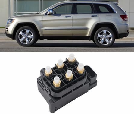 SHOWSEN 68087233AA Air Suspension Compressor Solenoid Valve Block Compatible with Jeep Grand Cherokee 2011-2017 - Image 1