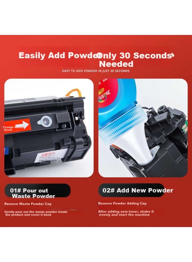 Huiwei Compatible Toner Cartridge For Canon Mf232W Imageclass Mf232W Printer, 2-Pack Ink Cartridge Toner Cartridge Carbon Powder Box - Image 2