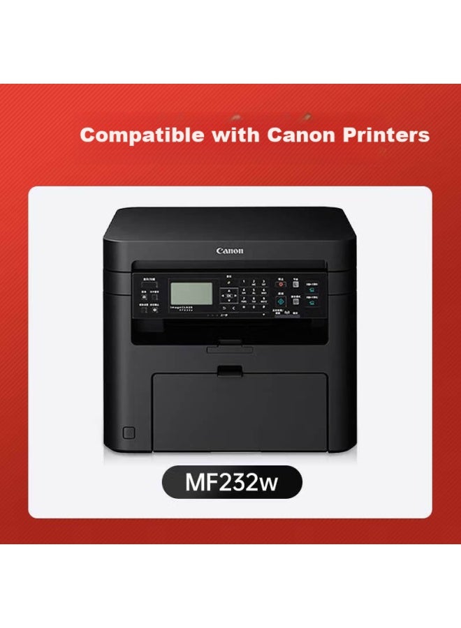 Huiwei Compatible Toner Cartridge For Canon Mf232W Imageclass Mf232W Printer, 2-Pack Ink Cartridge Toner Cartridge Carbon Powder Box - Image 1