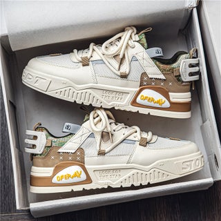 Chinese goods joint mens shoes 2024 summer new breathable mens casual small white skate shoes sports fashion shoes Khaki [mesh] - pzsku/ZC144C3C313193F7D0177Z/45/1750435500/384ef2a8-fcbe-44b5-be72-133c1bbd26b9
