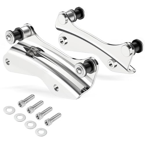 Amazicha Chrome 4 Point Docking Hardware Kit Compatible for Harley Touring Street Glide, Electra Glide, Road King, Road Glide 2014-2023 - Image 1
