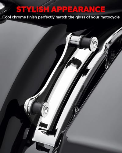Amazicha Chrome 4 Point Docking Hardware Kit Compatible for Harley Touring Street Glide, Electra Glide, Road King, Road Glide 2014-2023 - Image 3