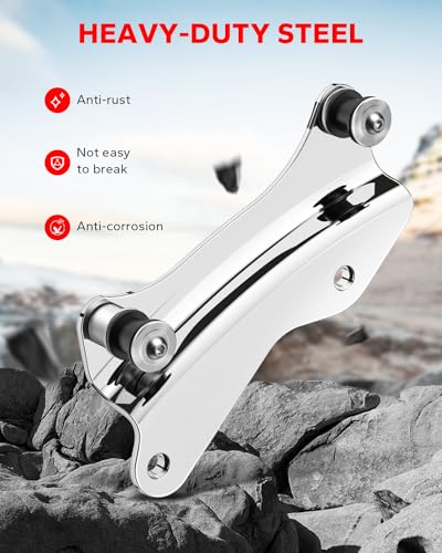 Amazicha Chrome 4 Point Docking Hardware Kit Compatible for Harley Touring Street Glide, Electra Glide, Road King, Road Glide 2014-2023 - Image 2