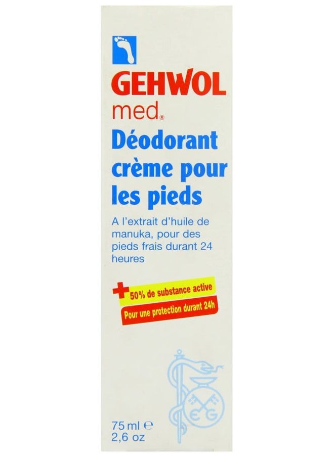 Gehwol Med Deodorant Foot Cream, 2.6 Ounce (Pack of 1)  - Image 3