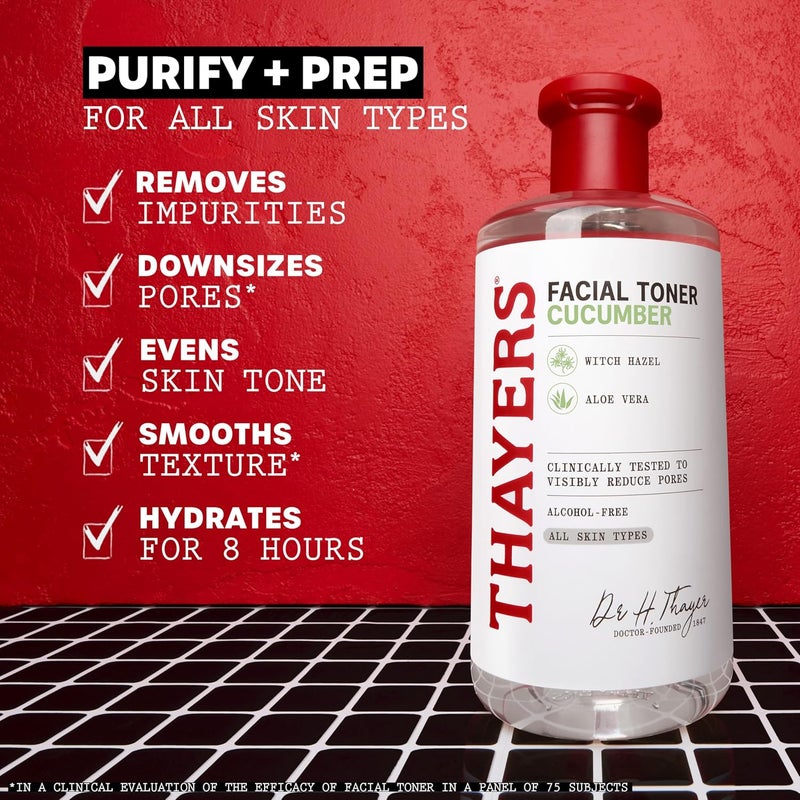Thayers Witch Hazel Cucumber Facial Toner - Image 3