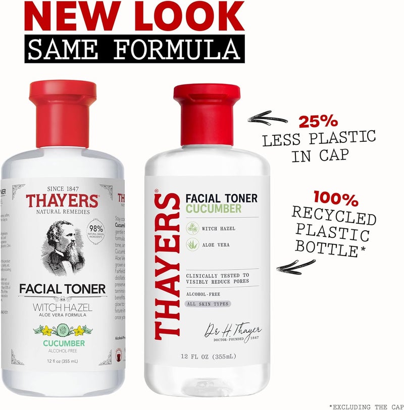 Thayers Witch Hazel Cucumber Facial Toner - Image 2