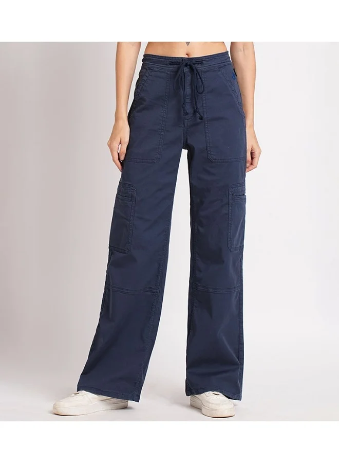 BEVERLY HILLS POLO CLUB Beverly Hills Polo Club Women's Wide-Leg Cargo Pants