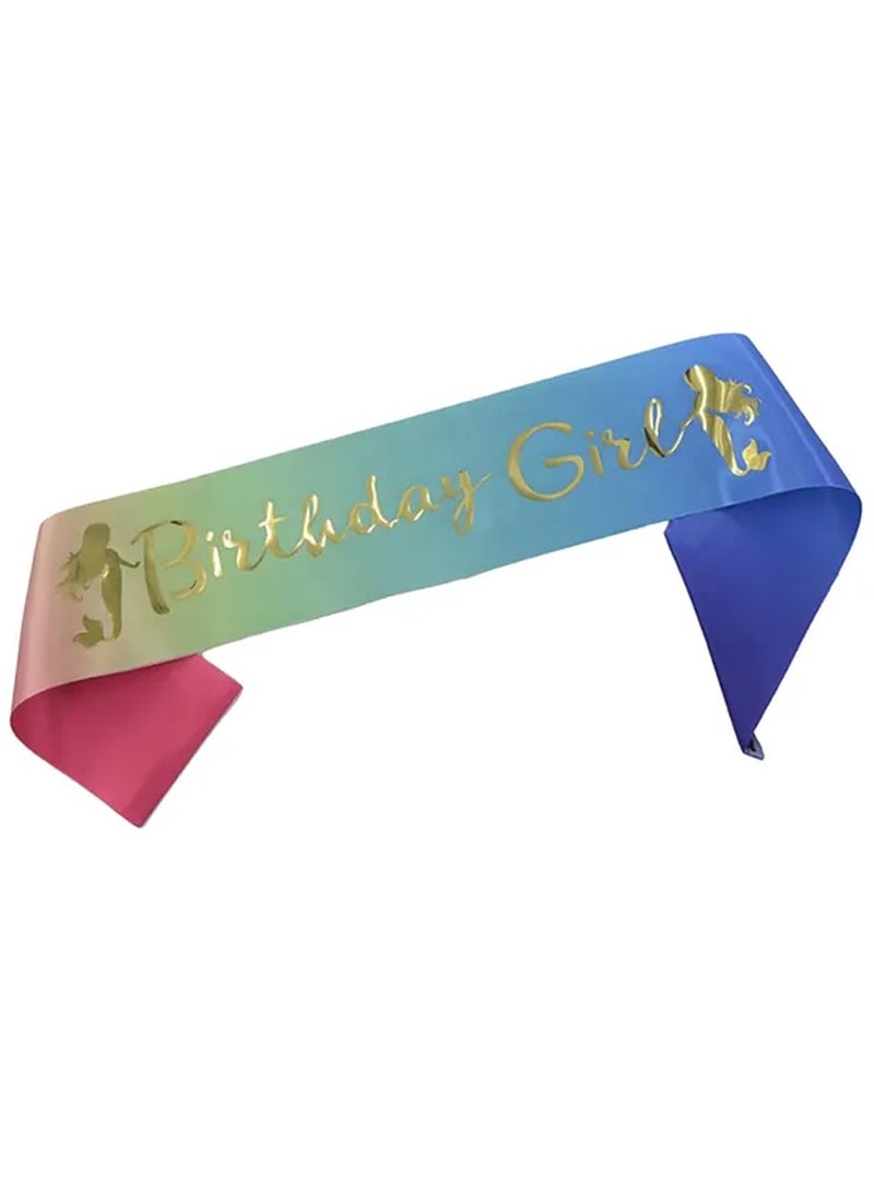 Brain Giggles Mermaid Theme Birthday Decoration Set - 51pcs - Image 5