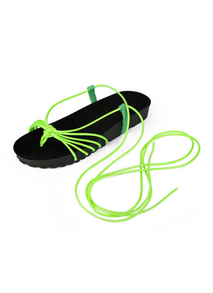 Katee - CHANCLAS Neon FLAT SANDALS FOR SUMMER LOOKS FOR WOMEN - Image 1