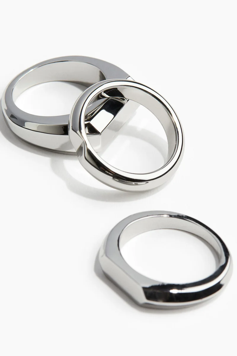 H&M 3-pack rings