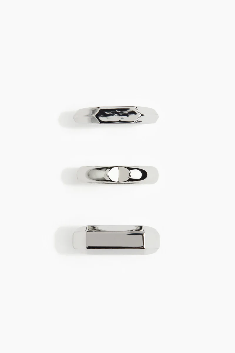 H&M 3-pack rings