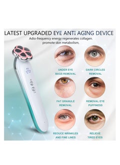 SYOSI Facial Machine, Eye Skin Tighten Massager, Home Massager for Eyes, Metal Body, Gold-plated Lead-in, Easy to Carry, Anti Aging Wrinkle and Bubble, Reducing Dark Circles, Wrinkles or Eye Bags, Eye SPA  - Image 2