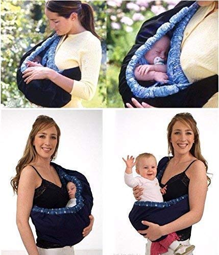 Crawl'in Polycotton Adjustable Baby Carrier Bag Sling Wrap Bagpack Nursing Pouch for Toddlers & Infants, 0-6 Months (Red) - Image 3