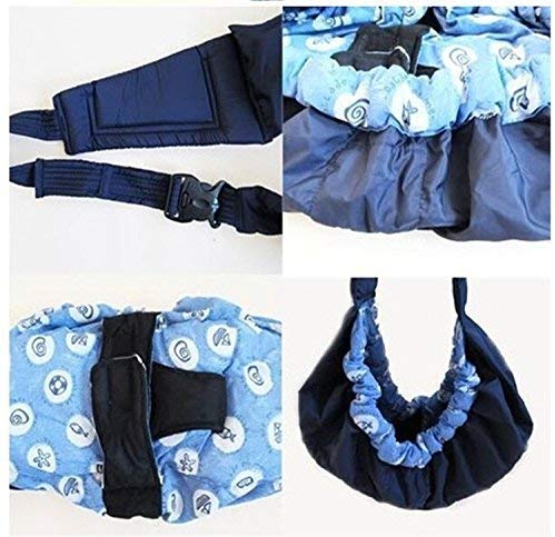 Crawl'in Polycotton Adjustable Baby Carrier Bag Sling Wrap Bagpack Nursing Pouch for Toddlers & Infants, 0-6 Months (Red) - Image 5