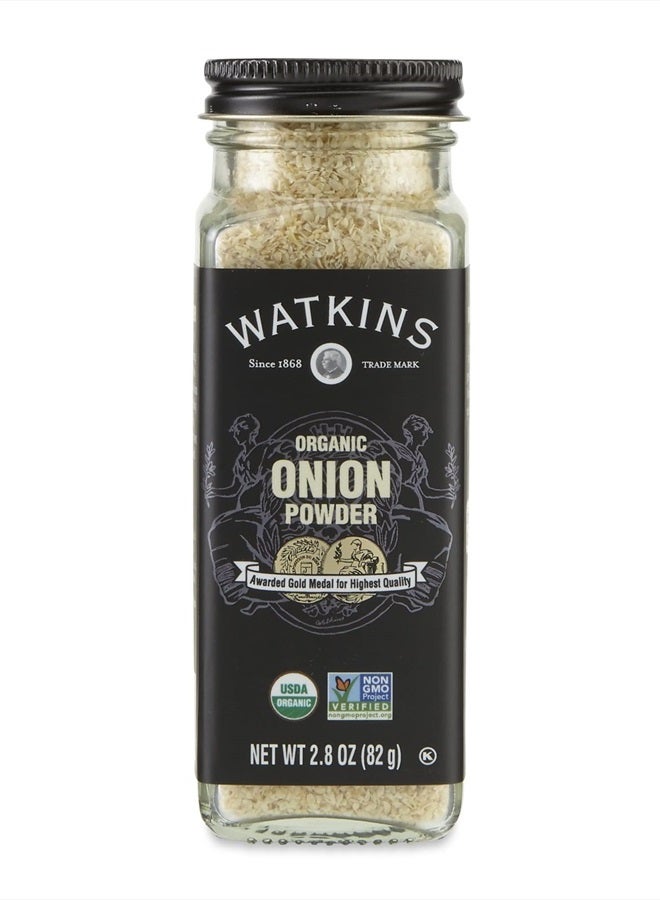 Watkins Gourmet Organic Spice Jar, Onion Powder, 2.8 Oz - Image 1