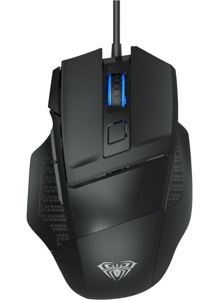 AULA - S12 2400 DPI 7 Key Macro Wired Optical Gaming Mouse - Image 1