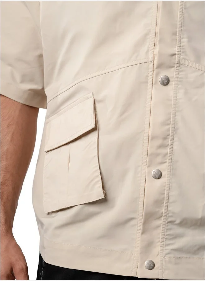 Tanjim Squad Beige TANJIM SQUAD - STREET CRED SHIRT BEIGE for Men | Best Price UAE