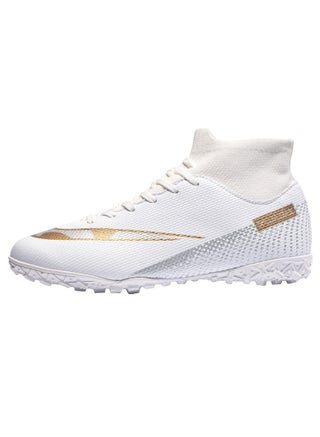 Football Shoes for Adult,Soccer Shoes for Adult, Grass Ground Football Cleats for Adult,Professional High-Top Breathable Athletic Football Shoes (White) - pzsku/ZC1459297AEFE23E4FE4FZ/45/_/1709261197/eb45e07f-a06a-47cd-bd4c-1c781c5d943d