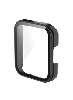 Generic Glass Case Compatible with Xiaomi Redmi Watch 2 Lite Smartwatch Case Accessories, All Around Hard PC Scratched Resistant Full Protective Cover for Redmi Watch 2 Lite,Black  - Image 3