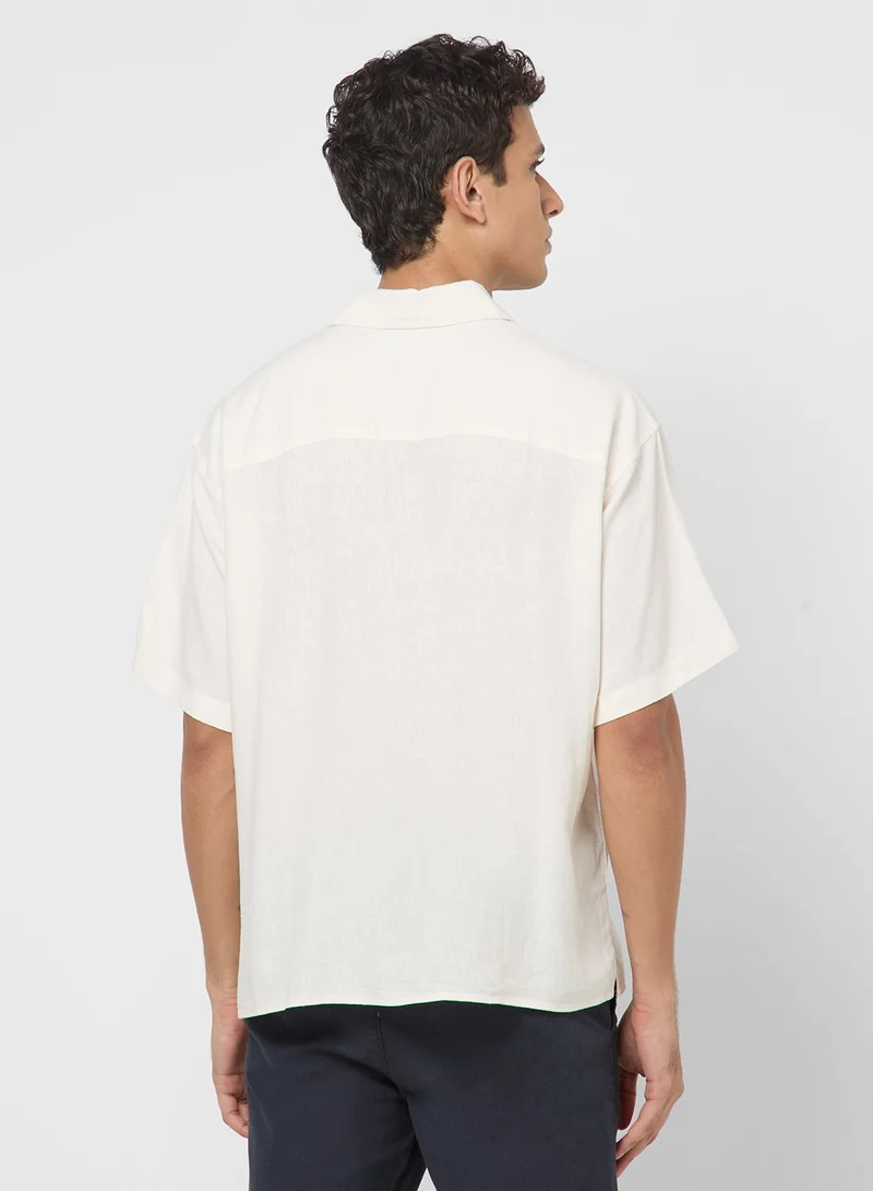 JACK & JONES Aop Printed Oversized Shirt