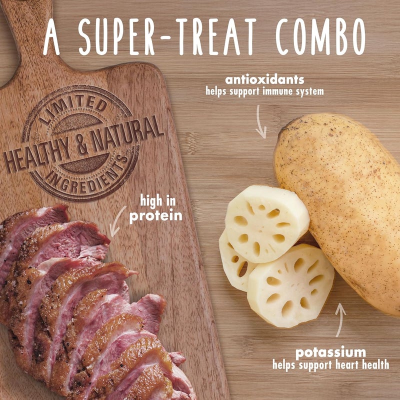 Cadet Gourmet Crunchems Homestyle Dog Treats Natural Dog Chews with Real Chicken and Lotus Root Duck N Veggie Flavor 10 Count Pack of 1 - Image 5