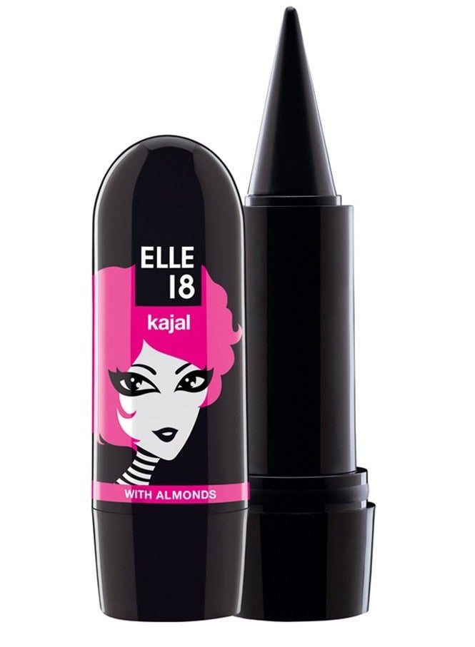 Elle 18 Gel Kajal, Deep Black, 3ml - Image 4