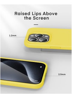 Houmt iPhone 15 Pro Max Case 6.7" Slim Liquid Silicone Soft Gel Rubber with 2X iPhone 15 Pro Max Screen Protector Shockproof Protective Phone Case Anti-Scratch Microfiber Lining for Apple iPhone 15 Pro Max  - Image 5