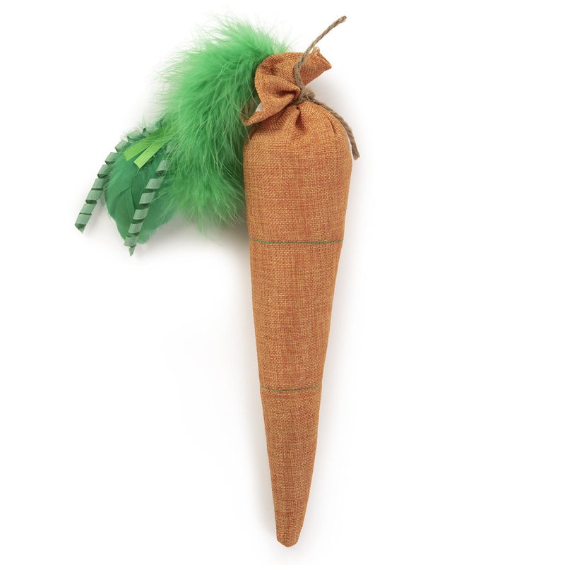 SmartyKat Kolossal Karrot Crinkle Kicker Catnip Cat Toy - Orange, Jumbo - Image 1