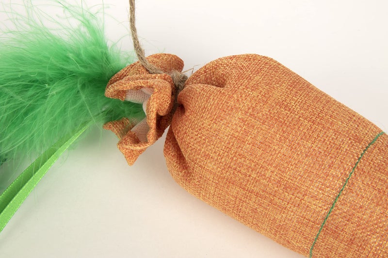 SmartyKat Kolossal Karrot Crinkle Kicker Catnip Cat Toy - Orange, Jumbo - Image 5