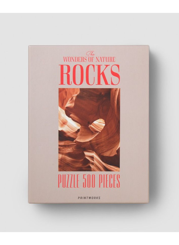 PrintWorks Puzzle Wonder of Nature Rocks 500pc Jigsaw - Image 1