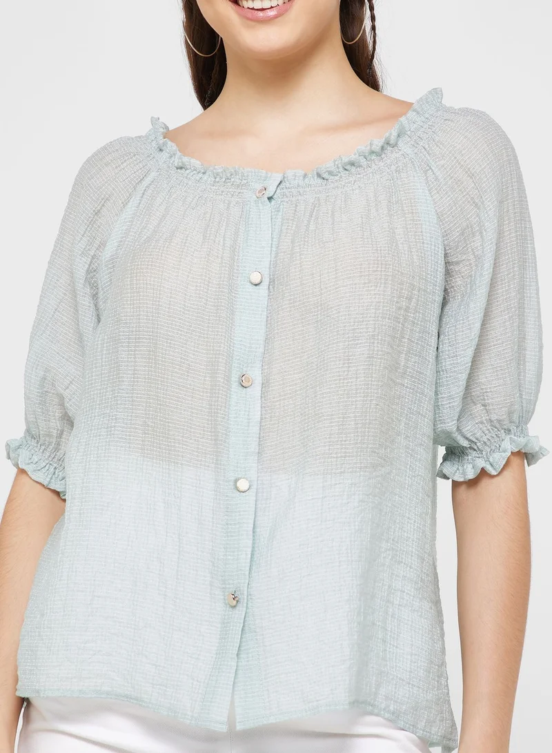 Ginger Puff Sleeve Shirt