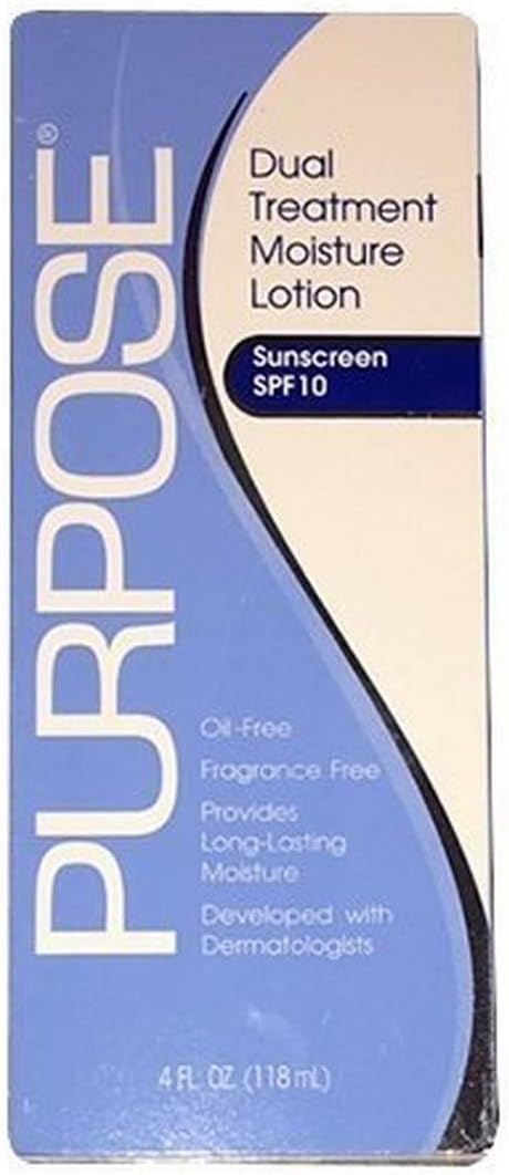PURPOSE Dual Treatment Moisture Lotion SPF 104 Fl Oz Pack of 3