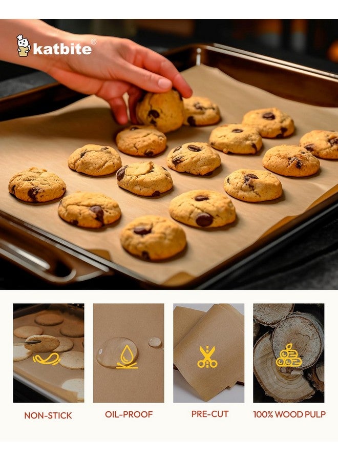 Katbite 200Pcs 9x13 inch Heavy Duty Unbleached Parchment Paper, Parchment Paper Sheets for Baking Cookies, Cooking, Frying, Air Fryer, Grilling Rack, Oven(9x13 Inch) - Image 4